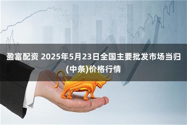 盈富配资 2025年5月23日全国主要批发市场当归(中条)价格行情